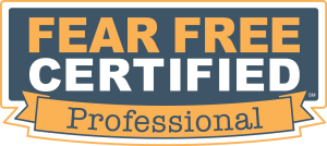 An image showing that we are a Fear Free Certified Professional